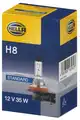 12V H8 35W PGJ19-1 izzó - Hella