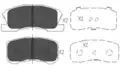Fékbetét Készlet, Tárcsafék - Kavo Parts