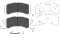 Fékbetét Készlet, Tárcsafék - Kavo Parts