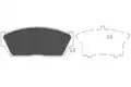 Fékbetét Készlet, Tárcsafék - Kavo Parts
