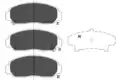 Fékbetét Készlet, Tárcsafék - Kavo Parts