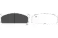 Fékbetét Készlet, Tárcsafék - Kavo Parts