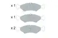 Fékbetét Készlet, Tárcsafék - Kavo Parts