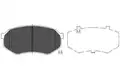 Fékbetét Készlet, Tárcsafék - Kavo Parts