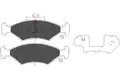 Fékbetét Készlet, Tárcsafék - Kavo Parts