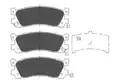 Fékbetét Készlet, Tárcsafék - Kavo Parts