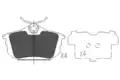 Fékbetét Készlet, Tárcsafék - Kavo Parts