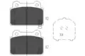 Fékbetét Készlet, Tárcsafék - Kavo Parts