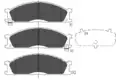Fékbetét Készlet, Tárcsafék - Kavo Parts