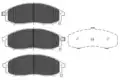 Fékbetét Készlet, Tárcsafék - Kavo Parts