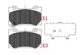 Fékbetét Készlet, Tárcsafék - Kavo Parts