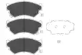 Fékbetét Készlet, Tárcsafék - Kavo Parts