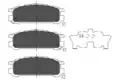 Fékbetét Készlet, Tárcsafék - Kavo Parts