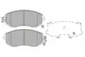 Fékbetét Készlet, Tárcsafék - Kavo Parts