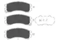 Fékbetét Készlet, Tárcsafék - Kavo Parts