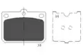 Fékbetét Készlet, Tárcsafék - Kavo Parts