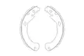 Fékpofakészlet - Kavo Parts