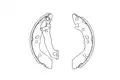 Fékpofakészlet - Kavo Parts