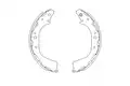 Fékpofakészlet - Kavo Parts