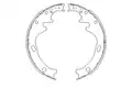 Fékpofakészlet - Kavo Parts