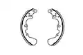Fékpofakészlet - Kavo Parts