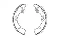 Fékpofakészlet - Kavo Parts