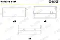 Főtengelycsapágy - Glyco
