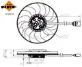Ventilátor, vízhűtő - NRF