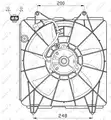 ventilátor, motorhűtés - NRF