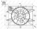 ventilátor, motorhűtés - NRF