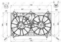 ventilátor, motorhűtés - NRF