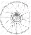 ventilátor, motorhűtés - NRF