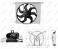 ventilátor, motorhűtés - NRF