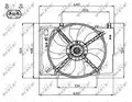 Ventilátor, vízhűtő - NRF