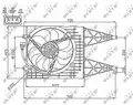 Ventilátor, vízhűtő - NRF