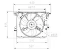 ventilátor, motorhűtés - NRF