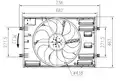 ventilátor, motorhűtés - NRF