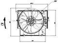 ventilátor, motorhűtés - NRF