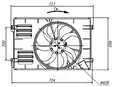 ventilátor, motorhűtés - NRF