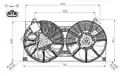 ventilátor, motorhűtés - NRF