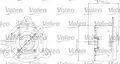 villanymotor, hűtőventillátor - Valeo