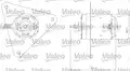 villanymotor, hűtőventilátor - Valeo