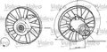 ventilátor motor - Valeo