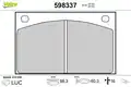 Fekbetet keszlet, tarcsafek - Valeo