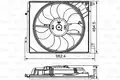 ventilátor, motorhűtés - Valeo