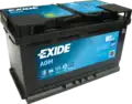 Akkumulátor, Start & Stop 80Ah AGM - Exide
