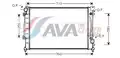CHLODNICA AUDI A6 2.5TDI 97-01 /AUTOMAT/ - AVA Quality Cooling
