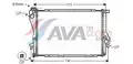 Vízhűtő  520 i *  '98-’04 - AVA Quality Cooling
