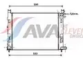 vízhűtő. Dokker 1.2 i *- /- AC 11/12- - AVA Quality Cooling