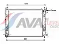 vízhűtő. Dokker 1.2 i *+ /+ AC 11/12- - AVA Quality Cooling